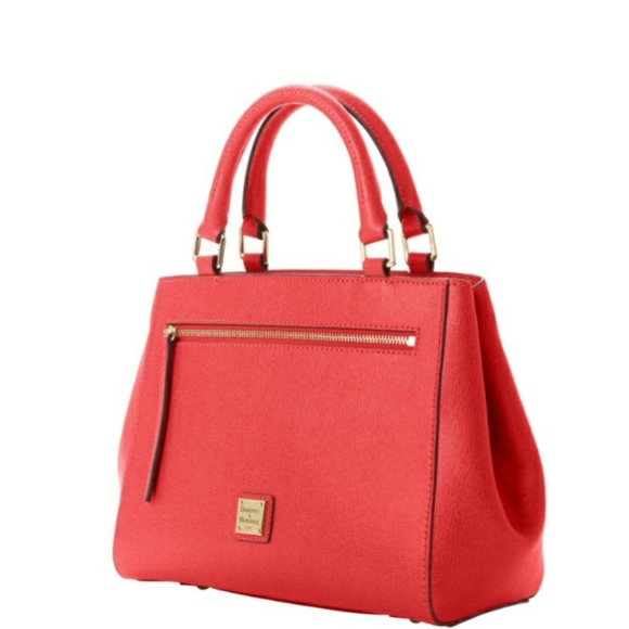 Dooney & Bourke Handbags - NWT DOONEY BOURKE SAFFIANO SMALL ZIP SATCHEL
